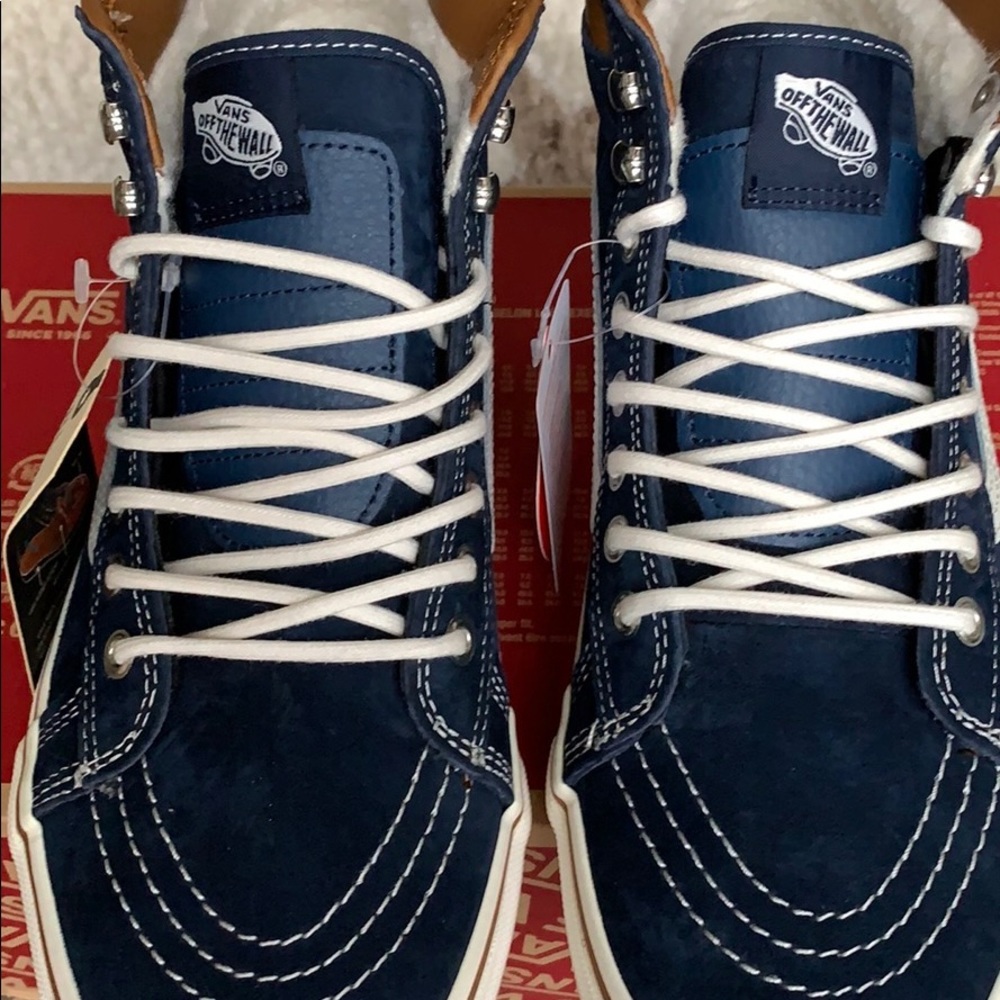 VANS SK8-Hi Mte Dress Blues/Marshmallow men’s - Picture 9 of 16